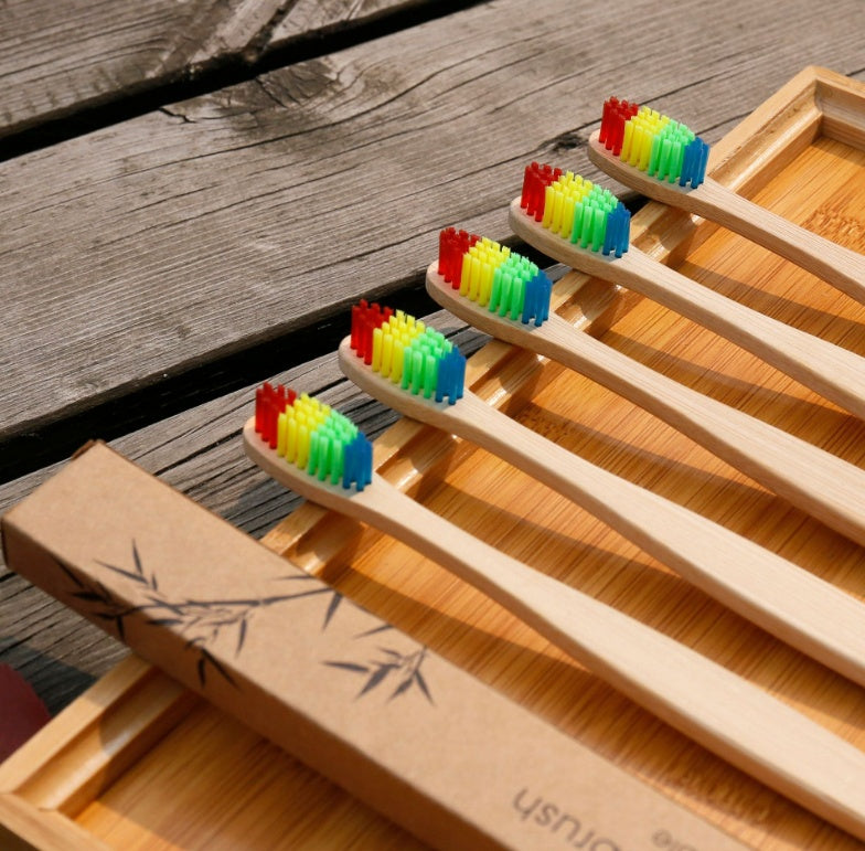 Eco Friendly Bamboo Soft Fiber Toothbrushes