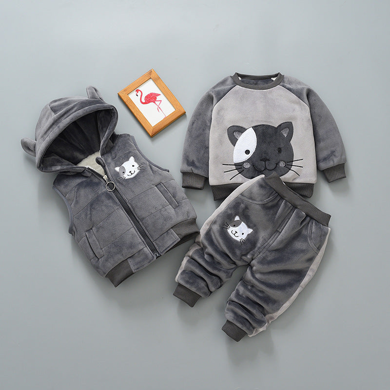 Children's Thick Three-Piece Suit