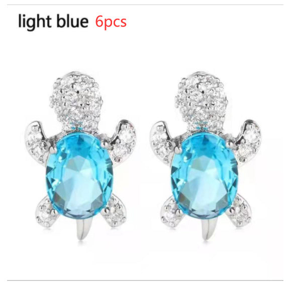 Cute Little Animal Niche Design Earrings Jewelry Stud Earrings