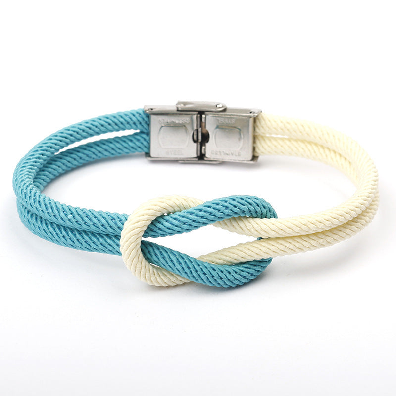 Vintage Anchor Handmade DIY Woven Bracelet