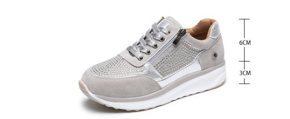 Women's Thick Bottom Daddy Shoes - 3cm Height Increase