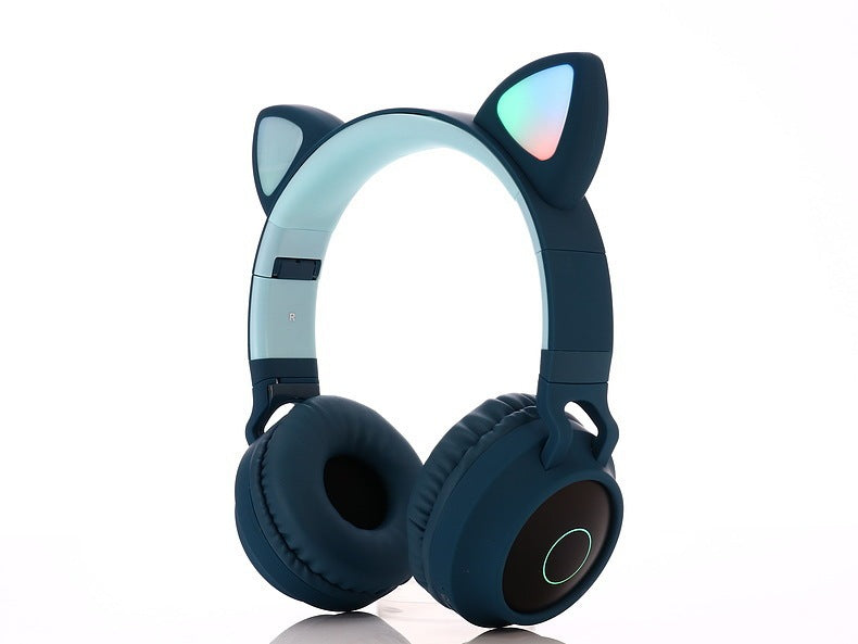Söta Bluetooth 5.0-hörlurar stereo trådlösa headset