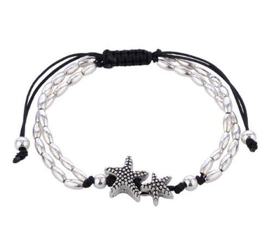 Vintage Armband Fot Smycken Retro Fotlänk För Kvinnor Flickor Ankel Ben Kedja Charm Sjöstjärna Pärlor Armband Mode Strandsmycken