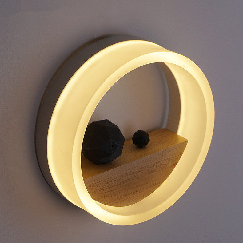Creative LED Wall Lamp Bedside Lamp - Modern Acrylic Design