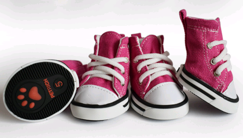 Pet Denim Canvas Shoes - Waterproof Non-Slip Breathable Dog Shoes