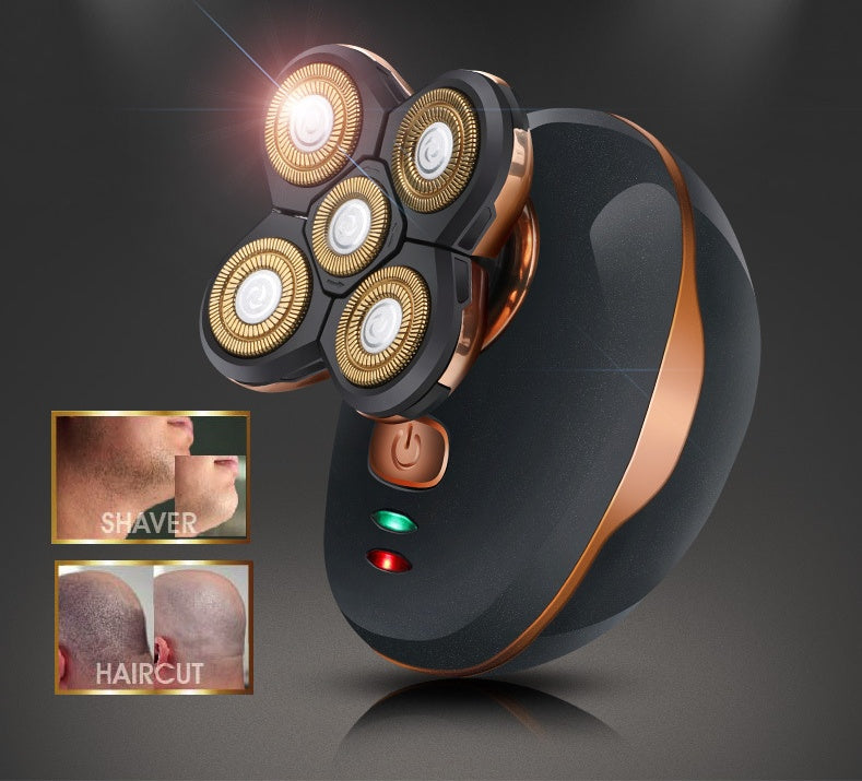 Multifunktion 4D elektrisk rakapparat 5 i 1 rakkniv skägg för män Rakmaskin Trimmer Clipper Hårklippningsborttagningsmaskin Barberare