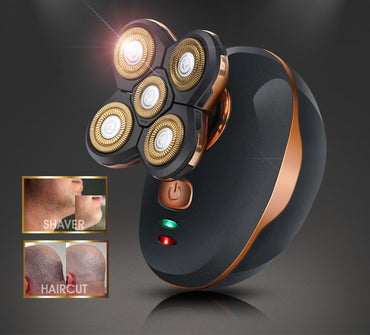 Rasoir électrique multifonction 4D 5 en 1 pour hommes, Machine à raser la barbe, tondeuse, coupe de cheveux, Machine d'épilation, barbier