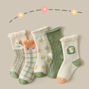 Chaussettes chaudes pour enfants, dessin animé bébé girafe