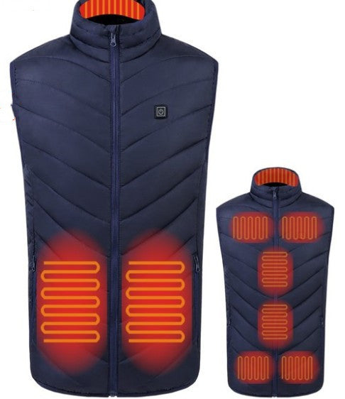 Gilet chauffant en coton