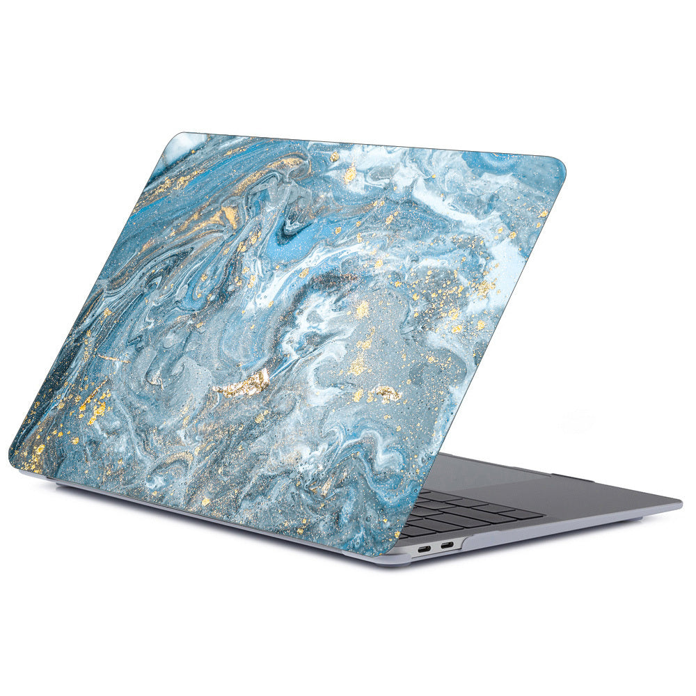 Notebook marmorerat frostat skyddsfodral