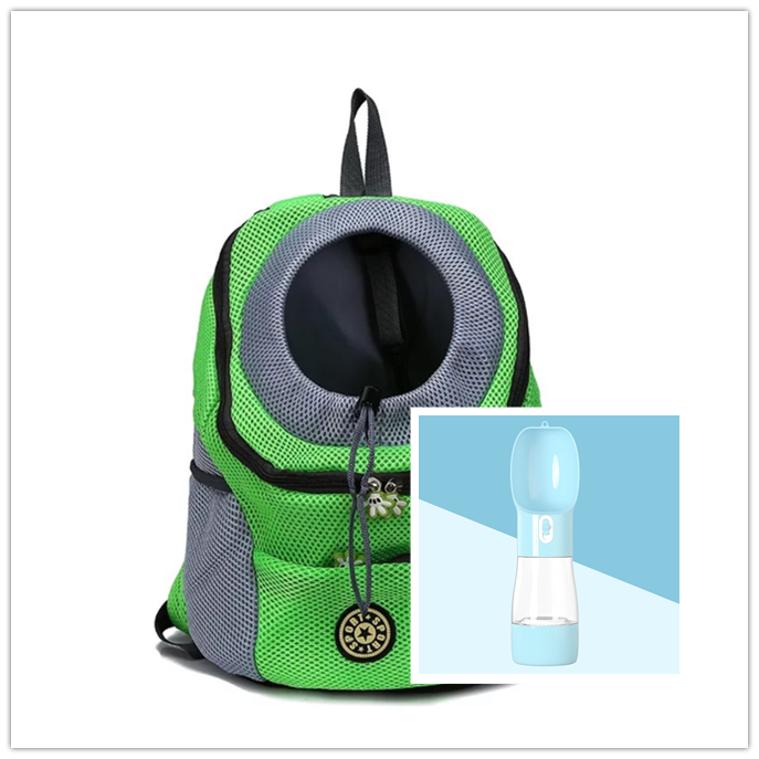 Pet Dog Carrier Carrier For Dogs Ryggsäck Ut Dubbel axel Bärbar Travel Outdoor Carrier Bag Mesh