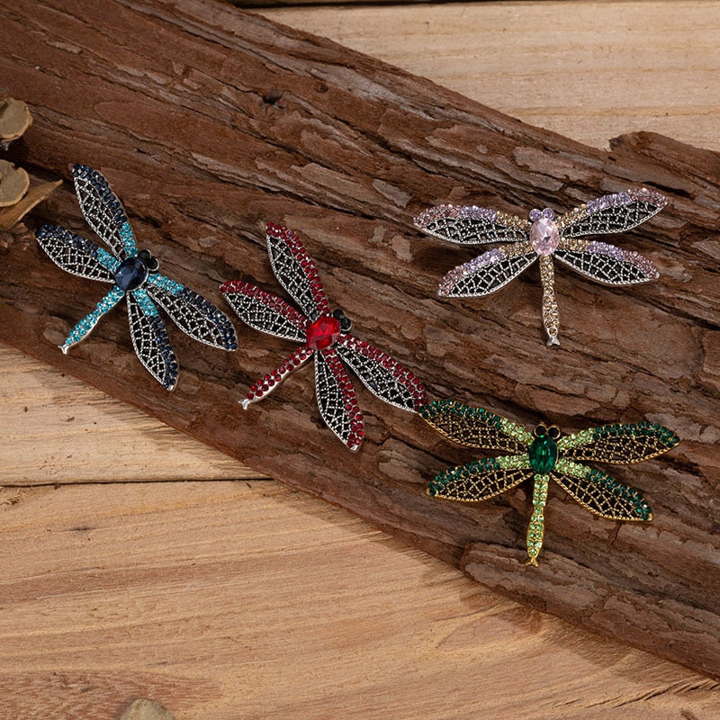 Dragonfly Hollow Brooch