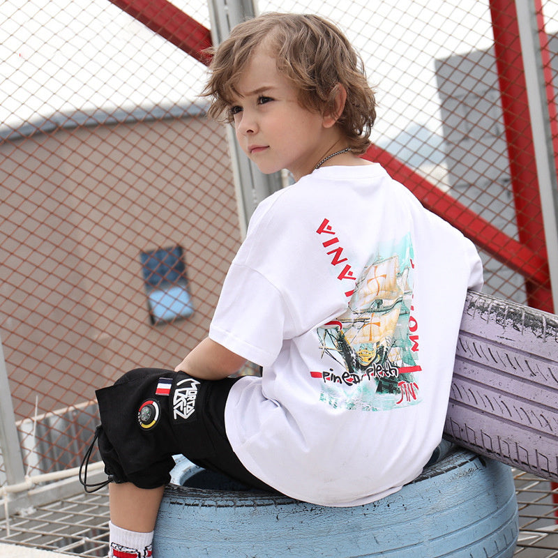 T-shirt Barntryckt