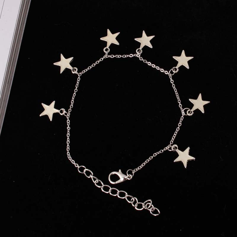 Bijoux de pied bracelet étoile lumineuse