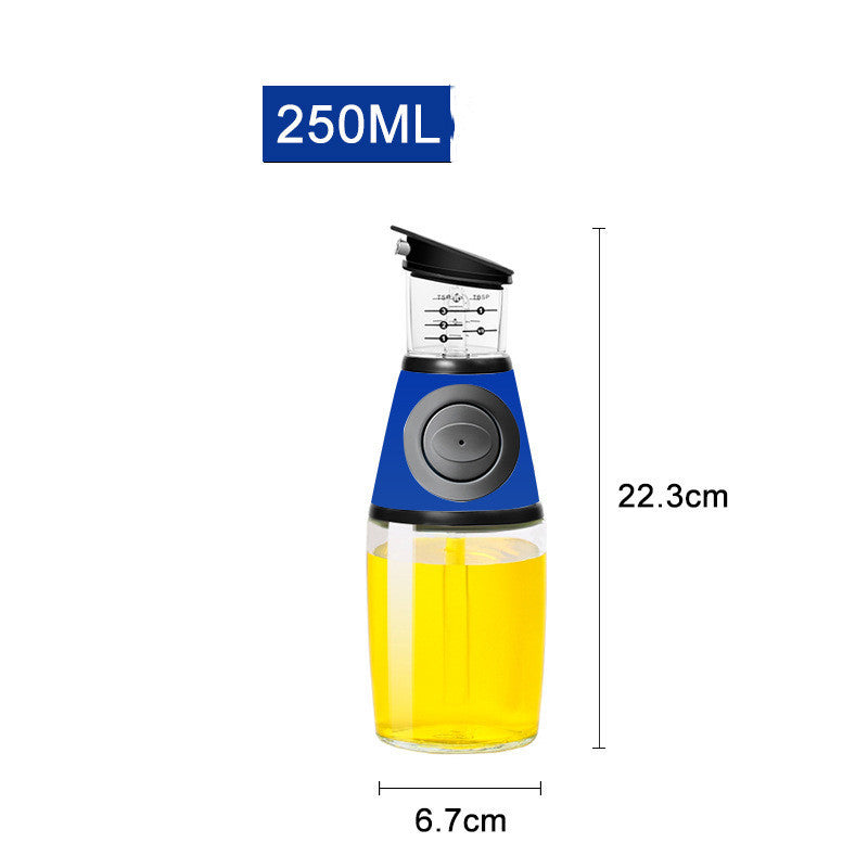 500ml Measurable Glass Bottle Oil Bottle Soy Sauce Bottle Kitchen Equipment