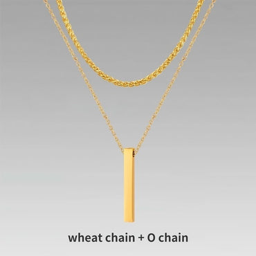 Jewelry Men Boy Gift Chain Crystal Necklace