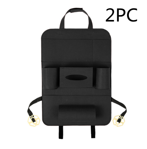 Auto Bil Baksäte Organizer Bil-Styling Hållare Multi-Pocket Seat Ull Filt Förvaring Multifunktion Fordonstillbehör Väska