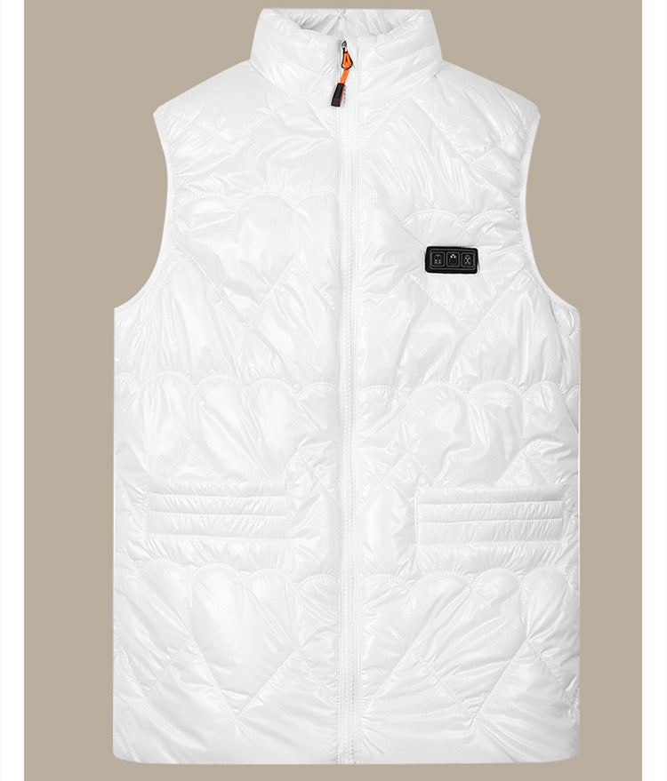 Gilet auto-chauffant pour femme, veste chauffante à trois commandes, chauffage électrique USB durable
