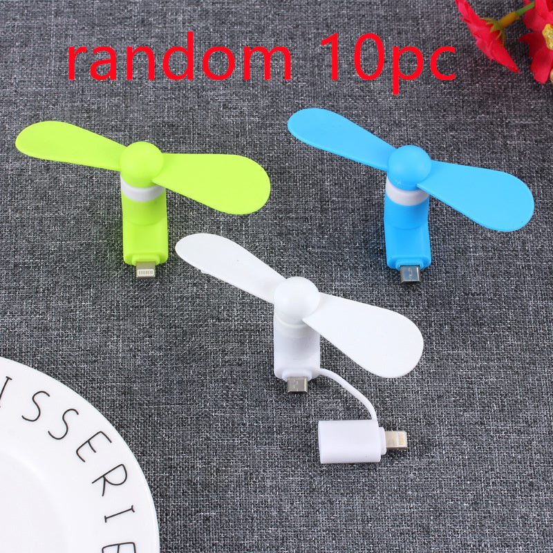 Charging USB Mini Fan for Android & iPhone