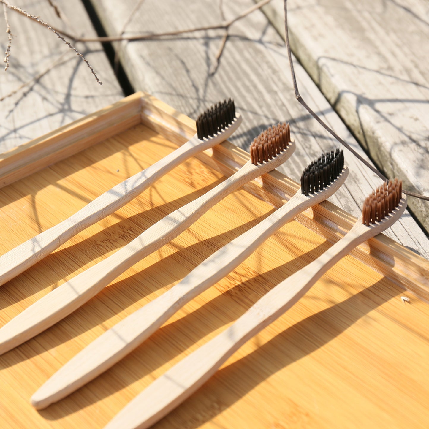 Organisk bambu tandborste