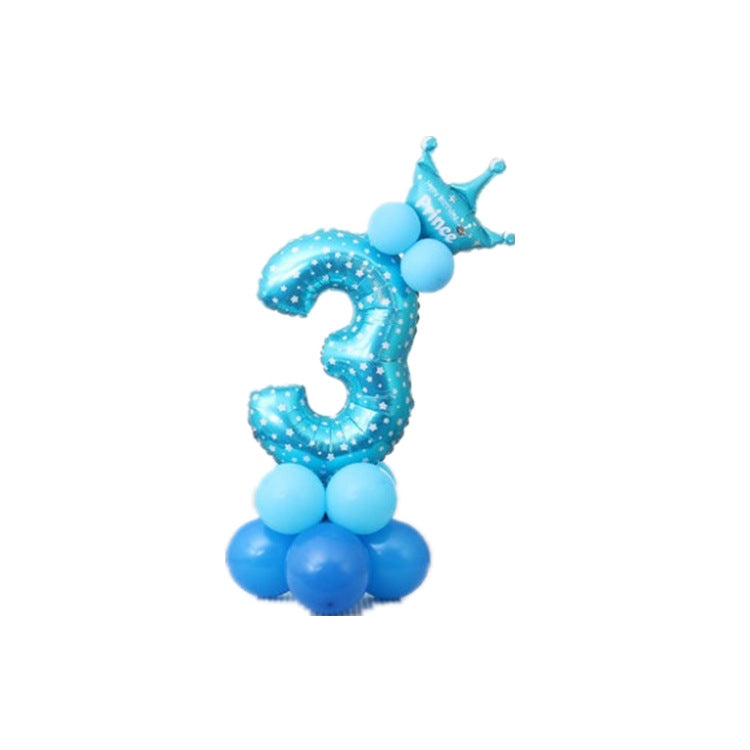 Ballon en aluminium pour fête d'anniversaire