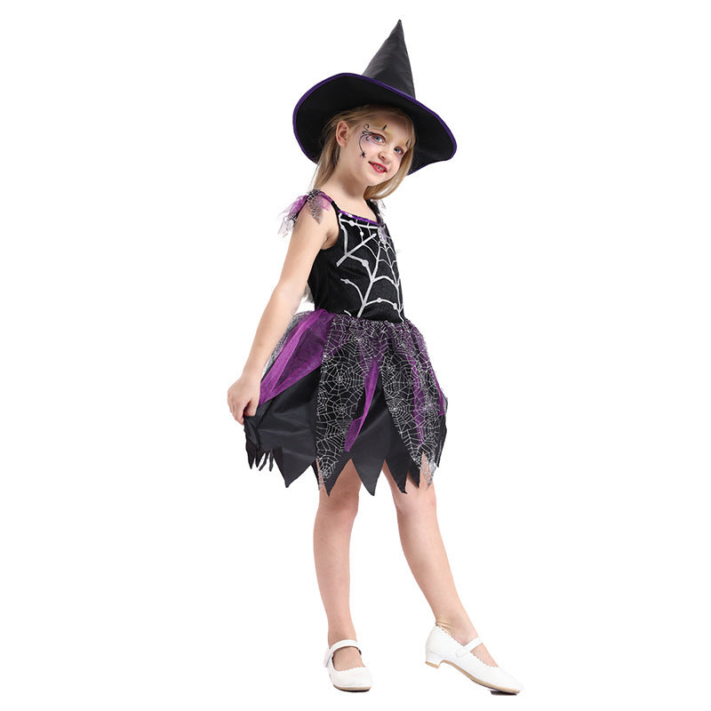 Halloween häxkostym för barn
