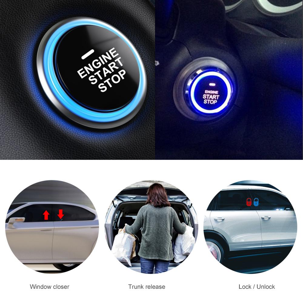 Advanced Car Anti-Theft Security System - Black ABS Electronic Device - 8.7x8.5x3cm - Driving Safety Enhancement