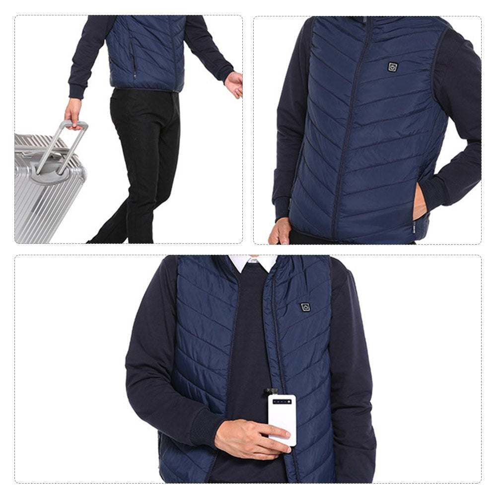 Gilet chauffant en coton