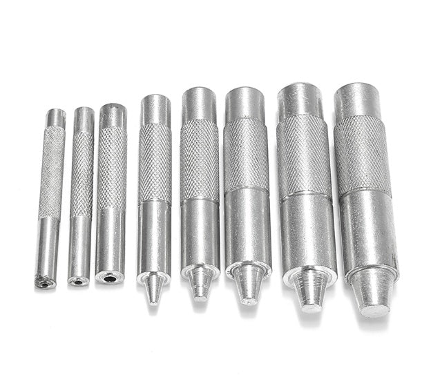 1 set 3,5 mm metallverktyg för läderhantverk