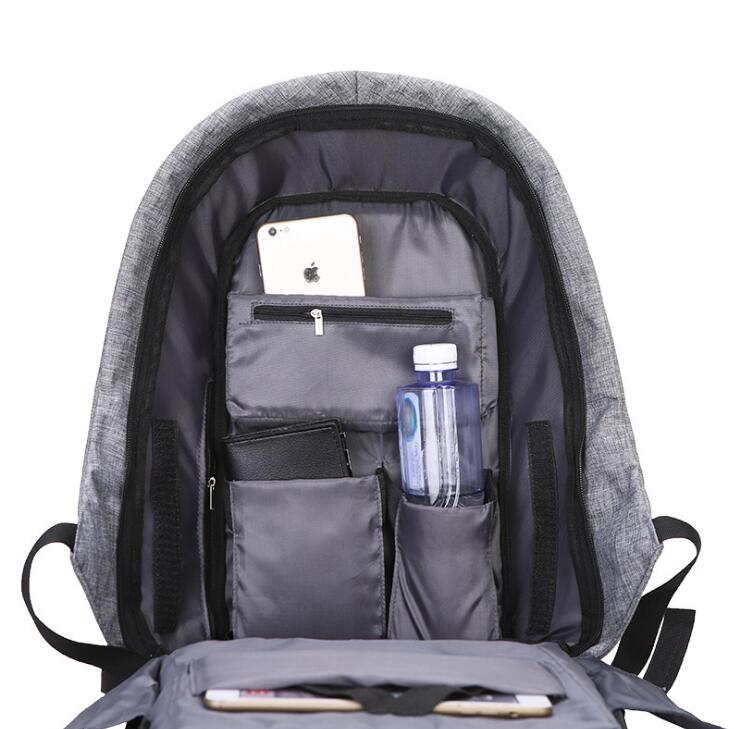 Sac à dos de voyage antivol, sac à dos pour ordinateur professionnel de grande capacité