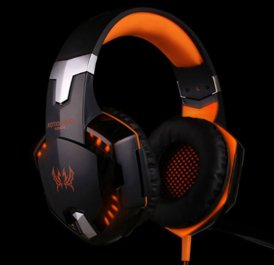 Trådbundna Gaming Headset Hörlurar Surround Sound Djup bas Stereo Casque hörlurar med mikrofon