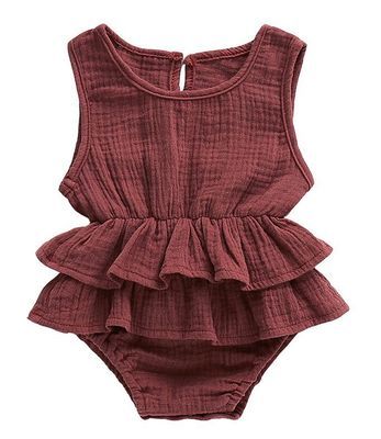 Children's Striped Sleeveless Girl Pettiskirt