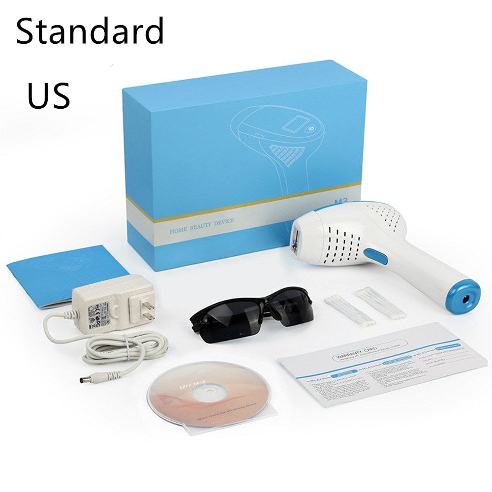 New Laser Hair Removal Device - Complete Professional Kit with Protective Glasses