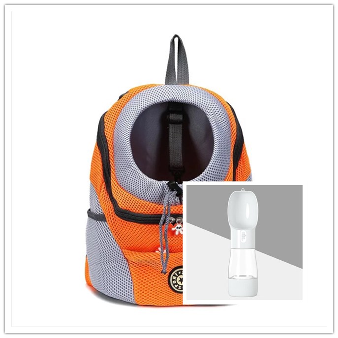 Pet Dog Carrier Carrier For Dogs Ryggsäck Ut Dubbel axel Bärbar Travel Outdoor Carrier Bag Mesh