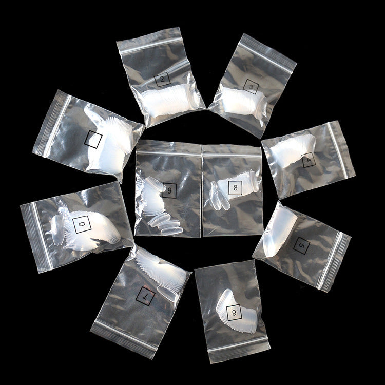 Transparent Natural Nail Tips - 500 Pieces ABS | 10 Sizes EU/USA Certified