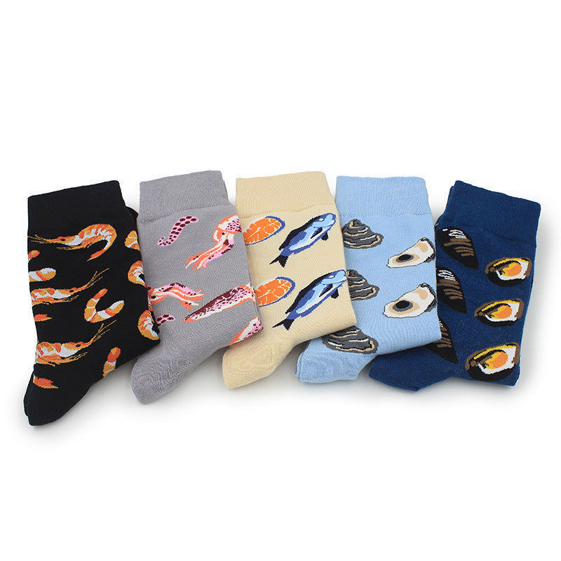 Chaussettes fruits de mer