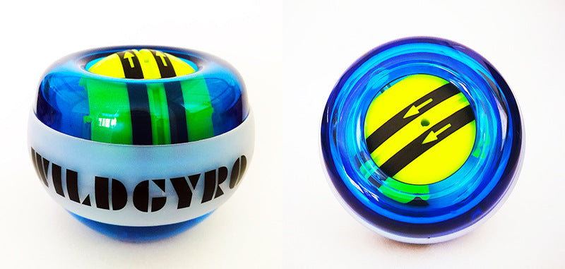 Professional Fitness Wrist Ball - ABS & Zinc Alloy Gyroscopic Trainer (6 LED Color Options)