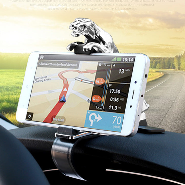 Bil-tillbehör Telefon-hållare Gps-ställ Mobiltelefon Justerbar Jaguar-Design 360-grader