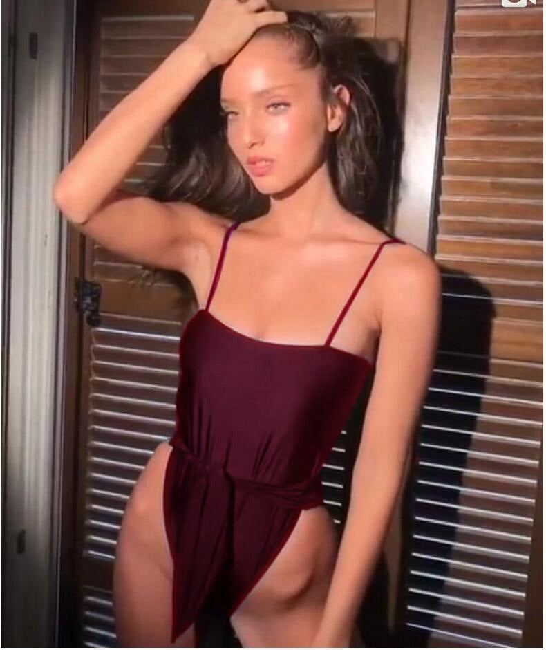 Professional Sexy Swimsuit Women Swimwear One Piece Halter Push Up Swimsuit Bandage Bathing Suit Wear Female Beachwear - Premium Materials (Flattering Design, All-Day Comfort)