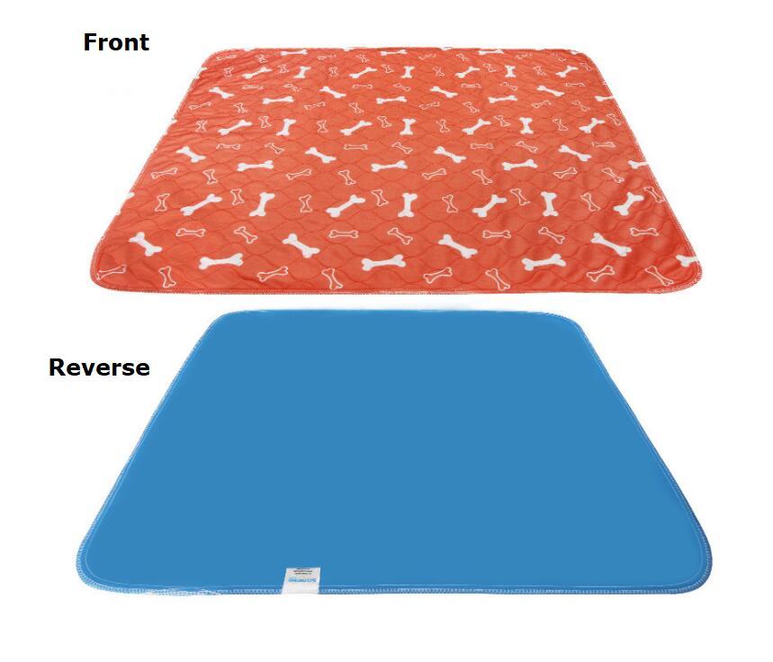 Pet Dog Pee Pads Trelagers vattentät PVC söt Återanvändbar vattenabsorption Pet Dog Training Urin Pad Blöjor Tvättbar Pee Mat