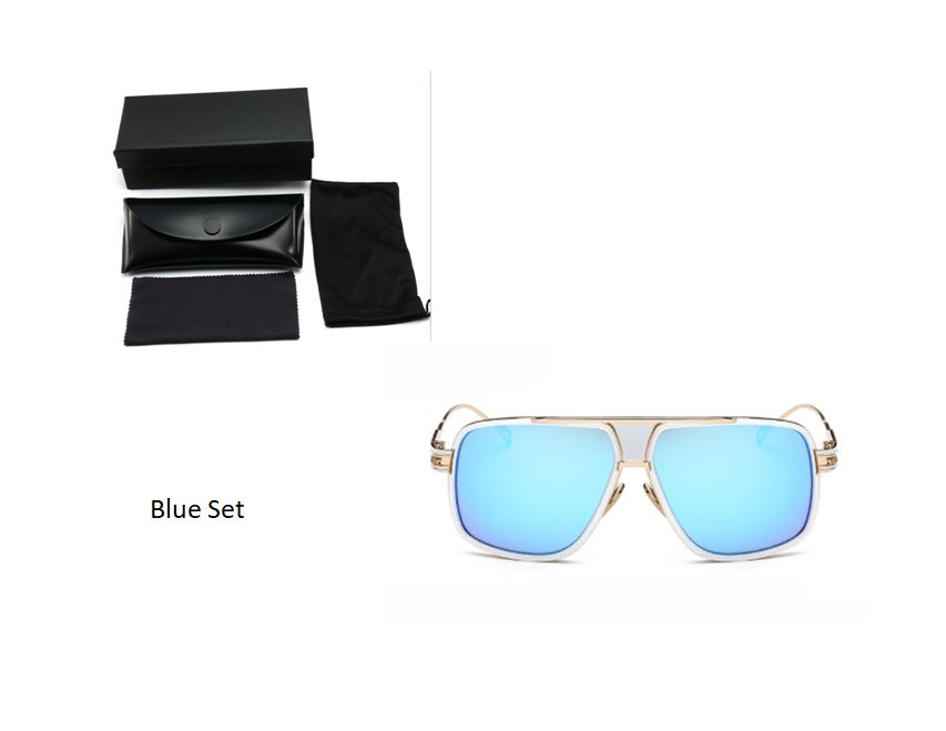 Solglasögon homme varumärken Designer Sun glasögon kör Oculos De Sol Masculino Grandmaster Square Solglass