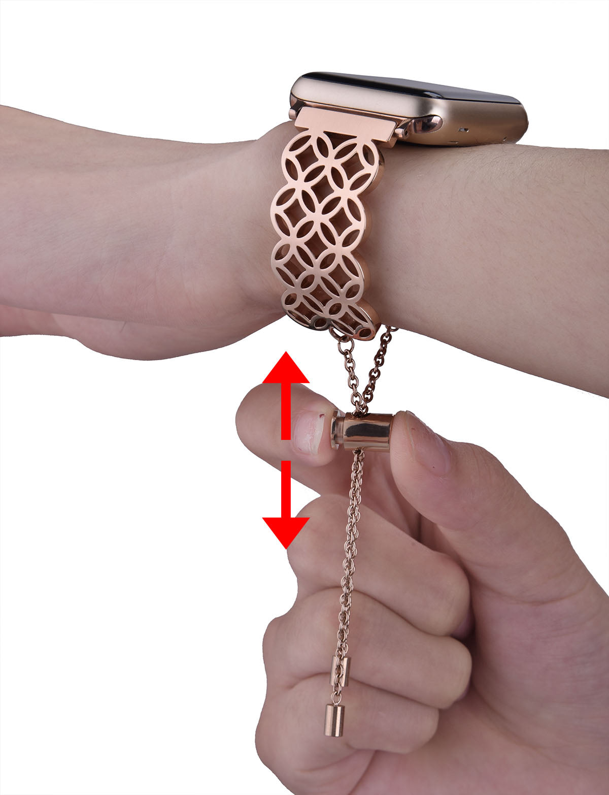 Compatible avec Apple, bracelets à fleurs papillon de haute qualité pour montre, Bracelet en acier inoxydable pour la série Iwatch