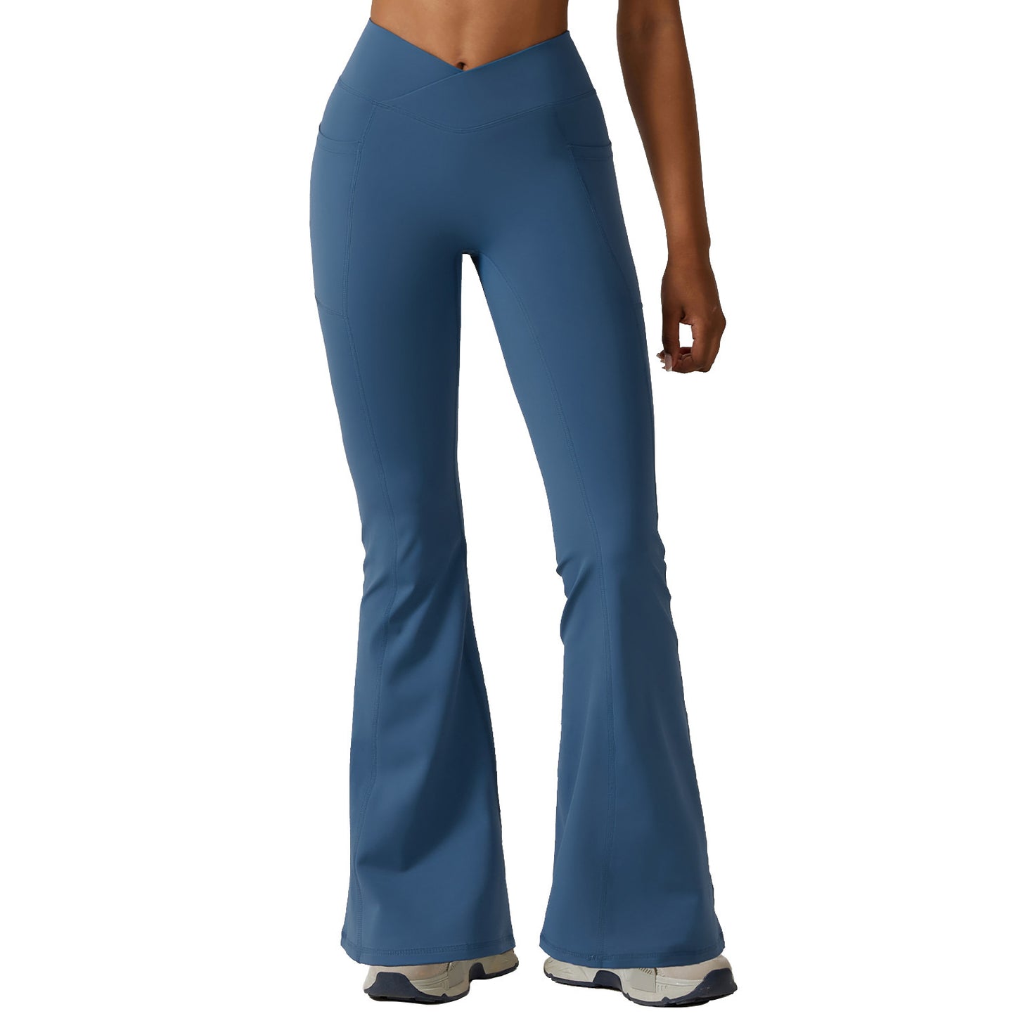 Wide Pants Hip Lifting Yoga Bell-bottom Pants Sports - Spacious Flow