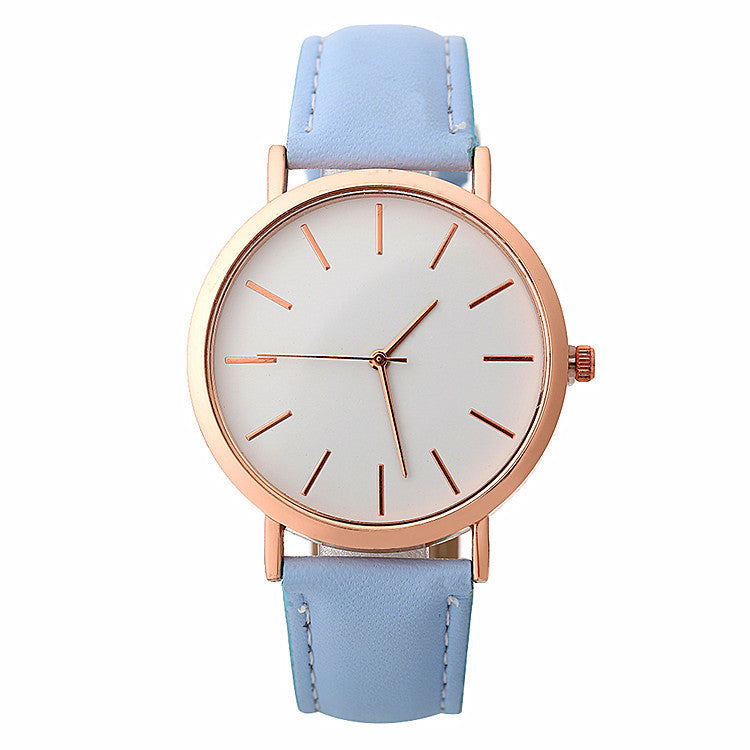 Mode simple style femmes montres quartz montres femme robe montres horloge