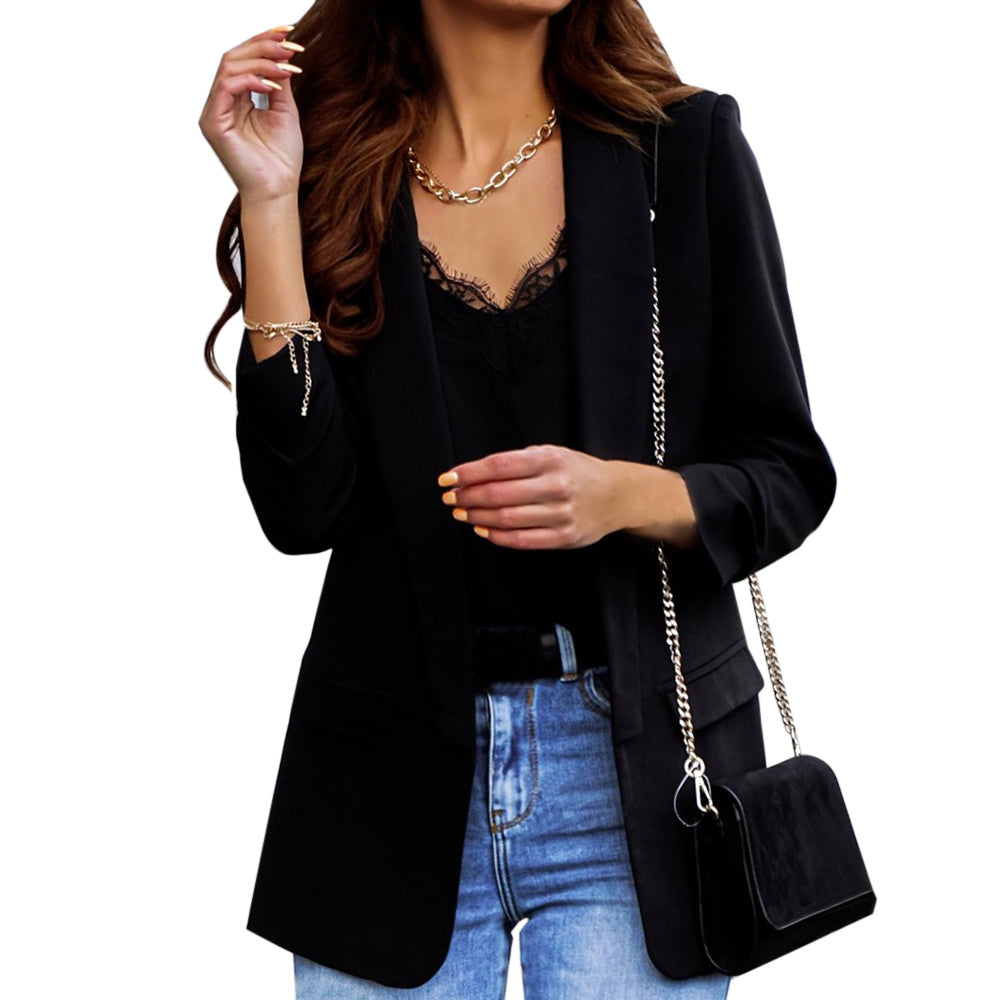 Elegant Blazer For Women - Loose Fitting, Stylish Design