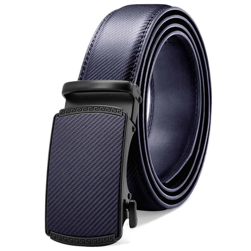 Men's Auto Buckle Leather Belt - Automatic Confidence