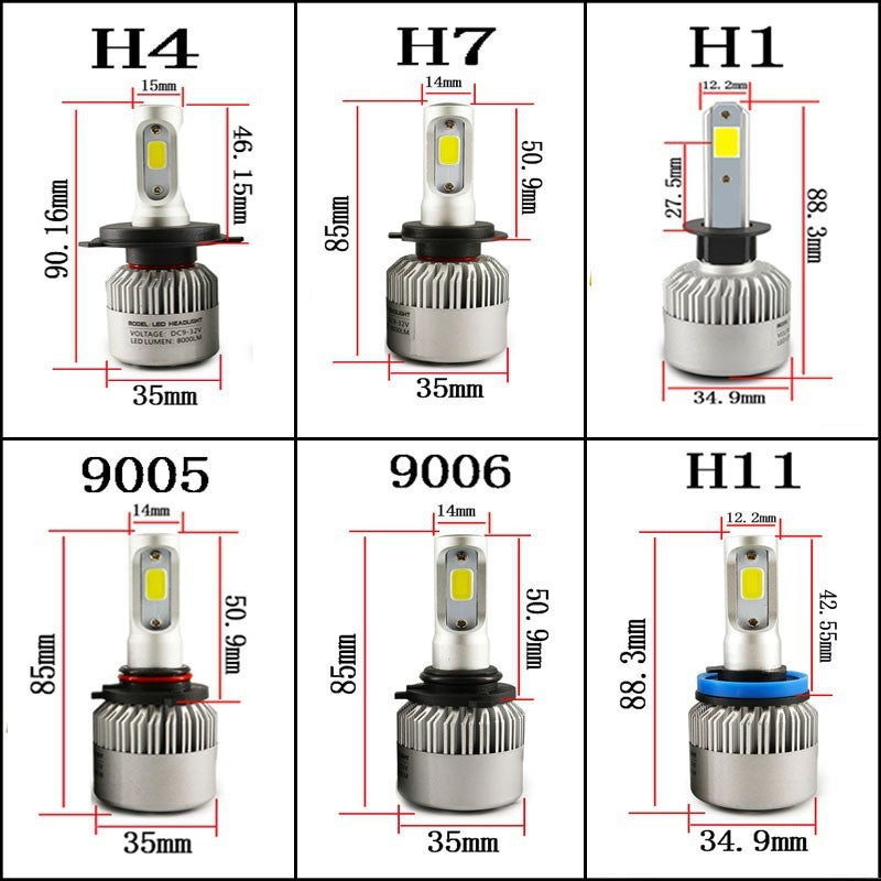 LED bilstrålkastare
