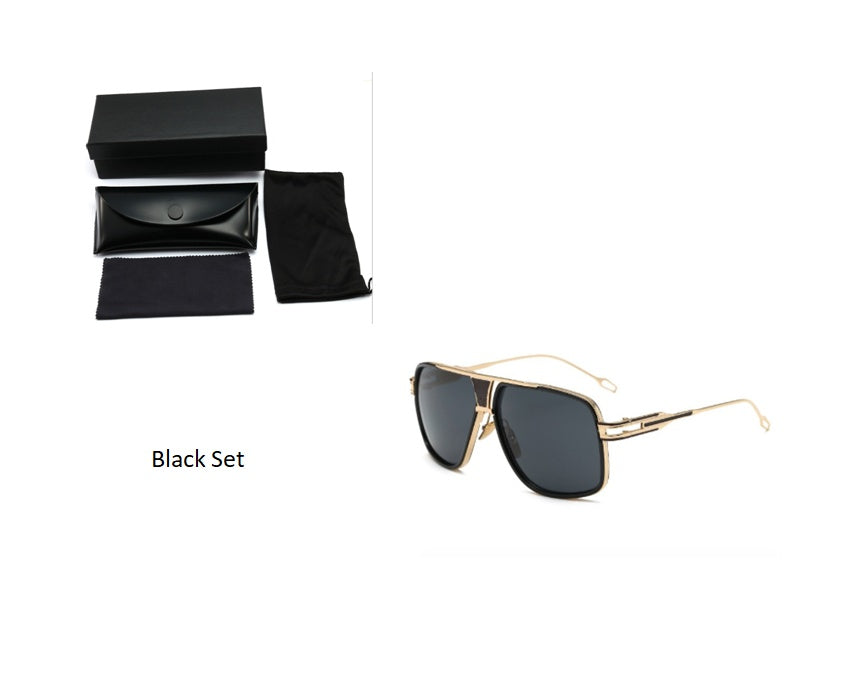Solglasögon homme varumärken Designer Sun glasögon kör Oculos De Sol Masculino Grandmaster Square Solglass