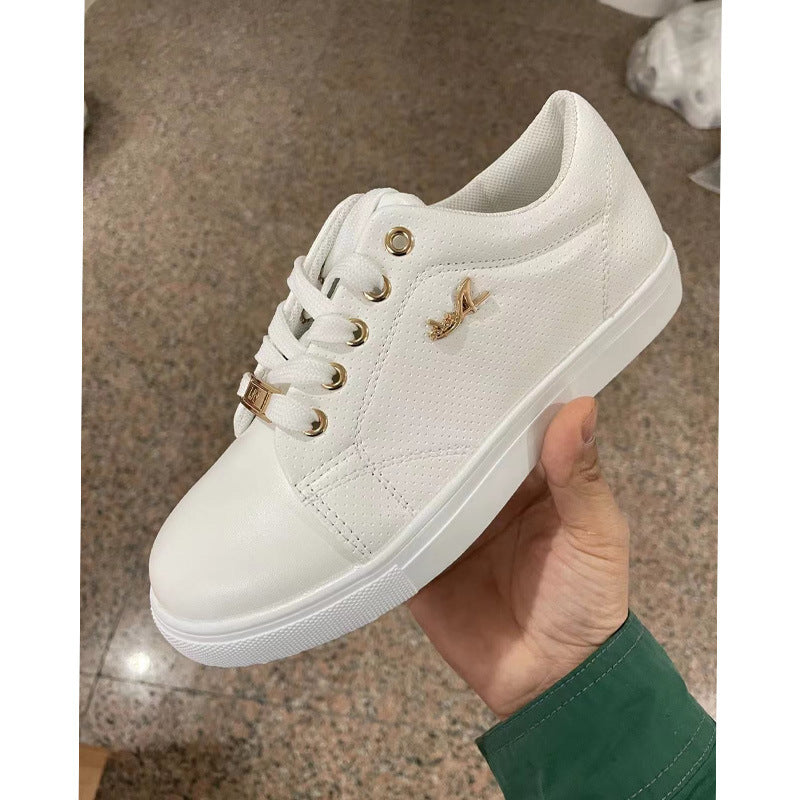 Platta Sneakers Damer Andas Snörskor För Flickor