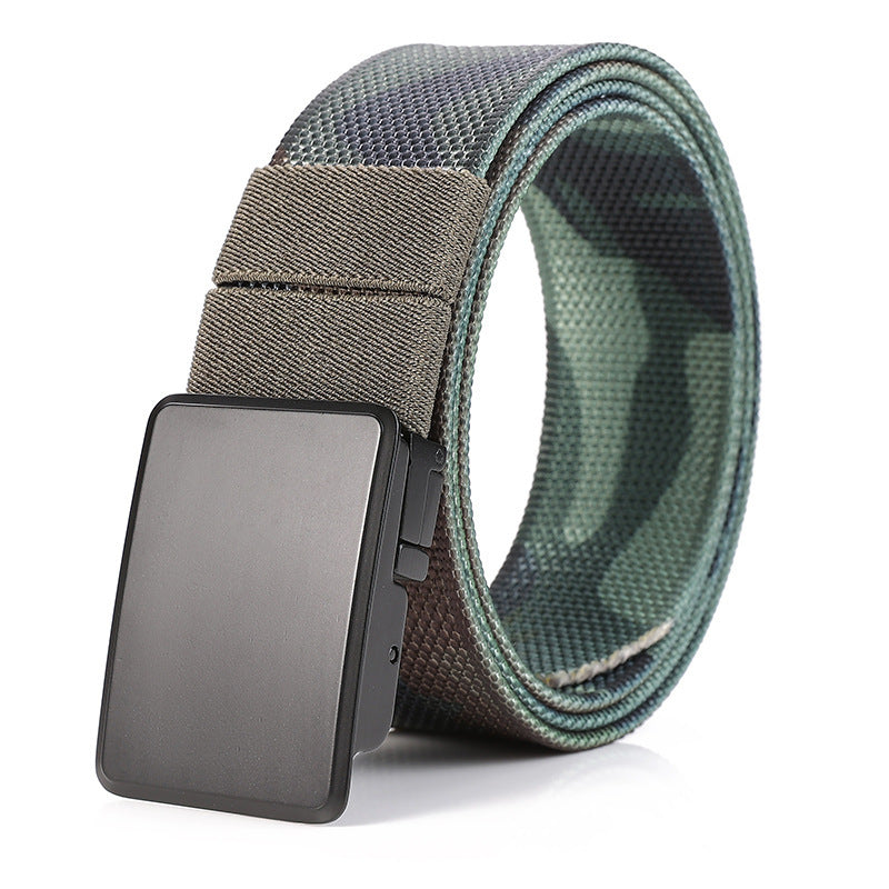 Men's Rotating Buckle Double-Sided Nylon Waistband - Versatile Innovation